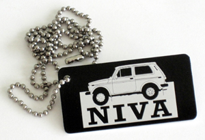 "NIVA" logo tag
